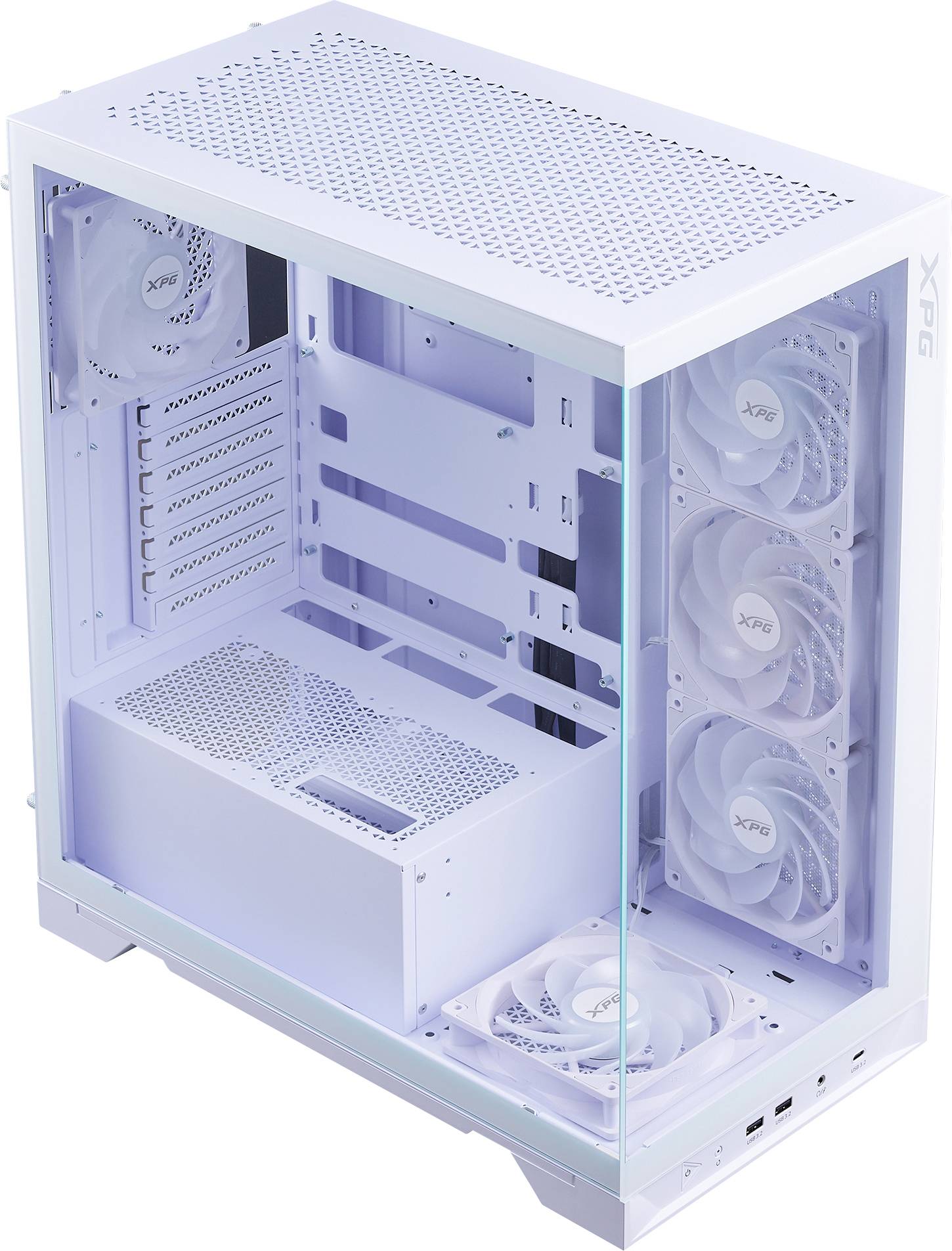 XPG INVADER X BTF Midi Tower Obudowa do komputera biały - obrazek 1