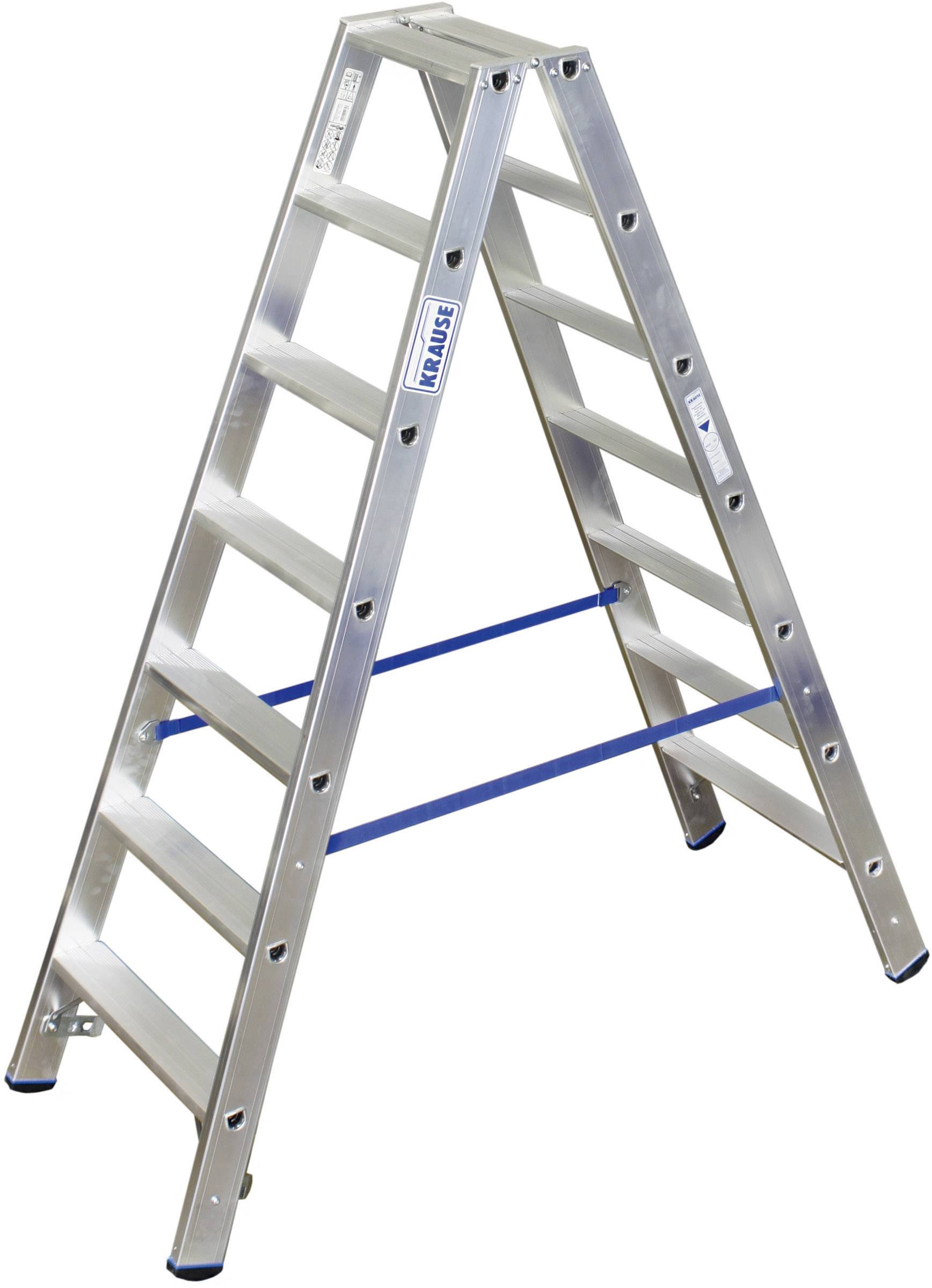 Krause Krause STABILO - Stufenleiter - 14 Stufen - 2 Abschnitte 124753 aluminium Podwójna drabina ze stopniem Maksymalna - obrazek 1
