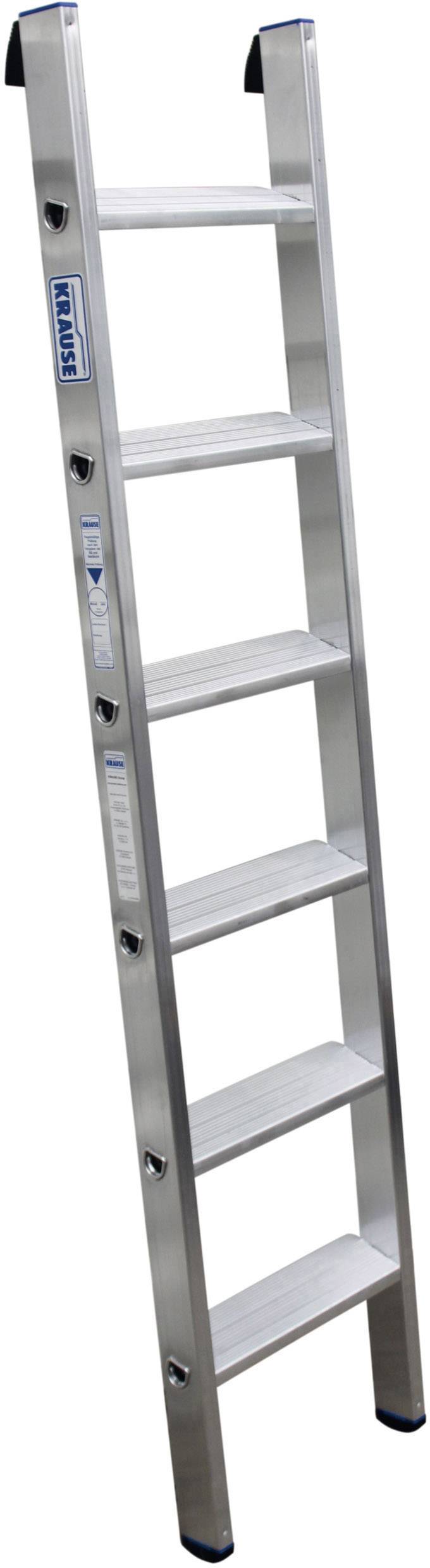 Krause 124401 aluminium Drabina Maksymalna wysokość robocza: 2.70 m srebrny DIN EN 131 3.6 kg - obrazek 1