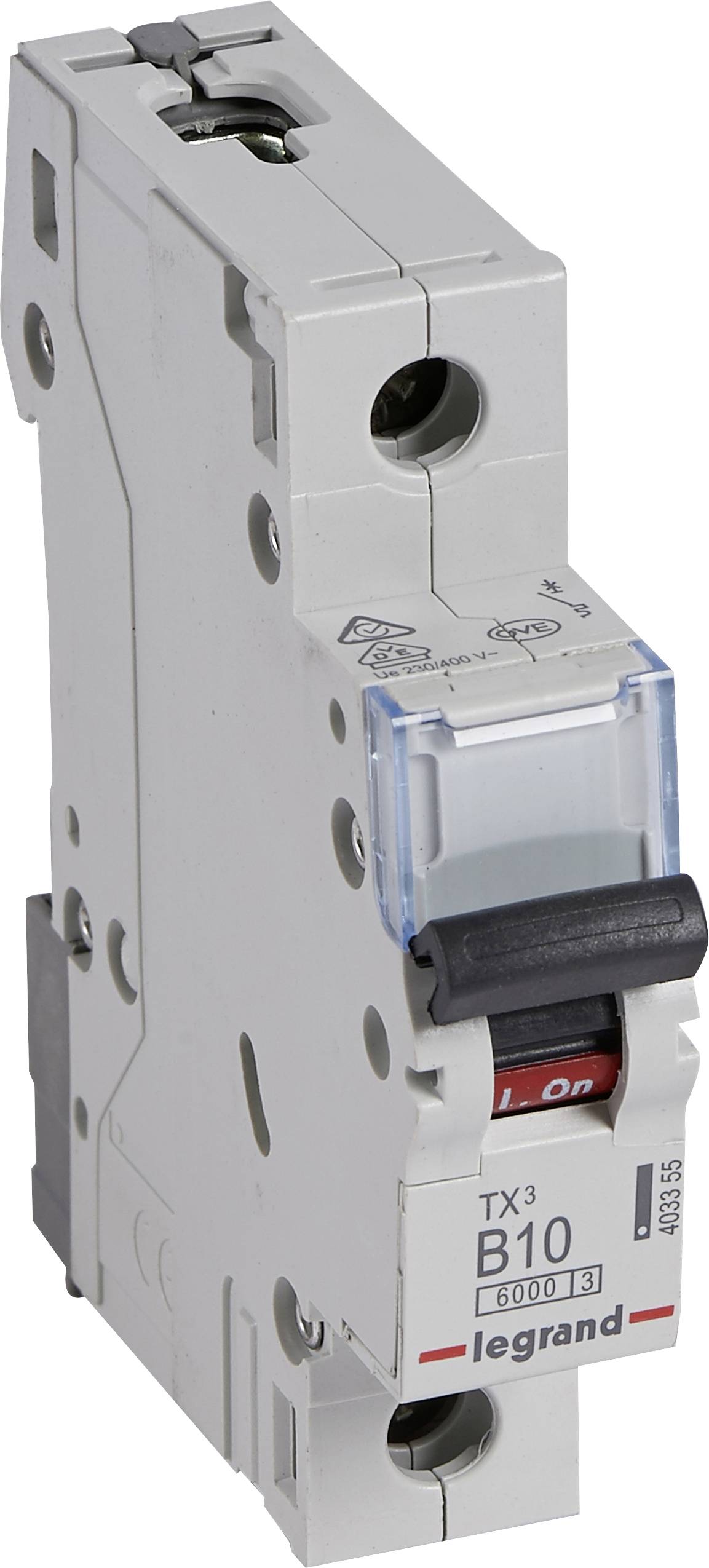 Wyłącznik automatyczny Legrand TX3 LS B10A 1P 6KA 1M 403355, 1 styk, 230 V, 400 V, 10 A - obrazek 1