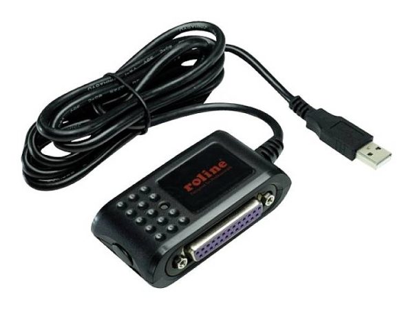 adapter USB, port równoległy, port szeregowy Roline 12.02.1017, 1.80 m