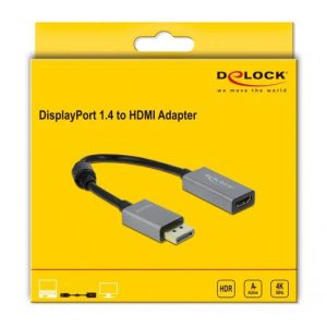 adapter DisplayPort, HDMI Delock 66436 66436, 0.20 m adapter DisplayPort, HDMI Delock 66436 66436, 0.20 m