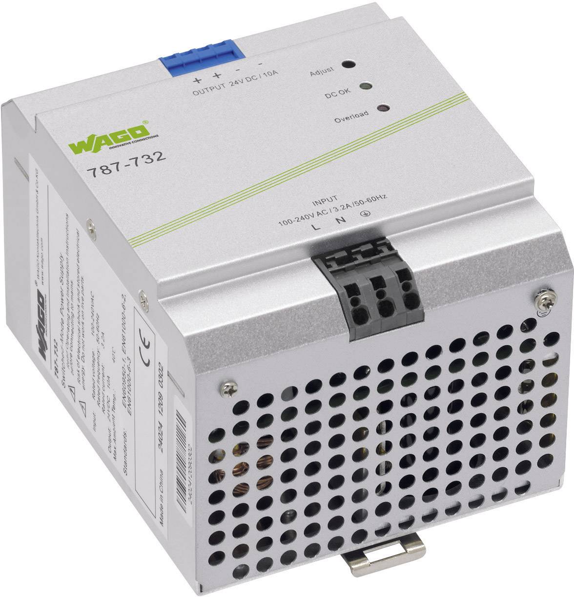 Zasilacz na szynę DIN WAGO EPSITRON® ECO POWER 787-732, 24 V/DC, 10 A, 240 W - obrazek 1