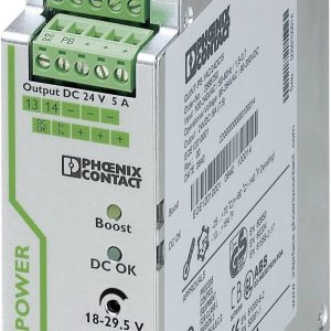 Phoenix Contact 2866750 Zasilacz na szynę DIN 24 V/DC 5 A 120 W Ilość wyjść:1 x Opis 1 szt. Phoenix Contact 2866750 Zasilacz na szynę DIN 24 V/DC 5 A 120 W Ilość wyjść:1 x Opis 1 szt.