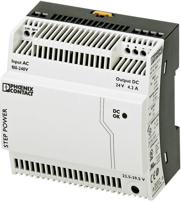 Zasilacz na szynę DIN Phoenix Contact STEP-PS/1AC/24DC/4.2, 24 V/DC, 4.4 A, 100 W