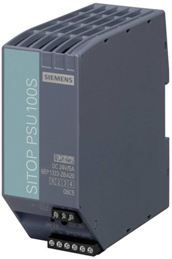 Siemens 6EP13332BA20 Zasilacz na szynę DIN 24 V/DC 5 A 120 W Ilość wyjść:1 x Opis 1 szt.