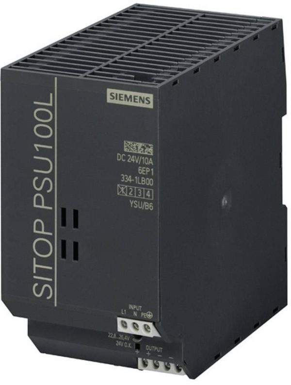 Siemens 6EP13341LB00 Zasilacz na szynę DIN 24 V/DC 10 A 240 W Ilość wyjść:1 x Opis 1 szt.