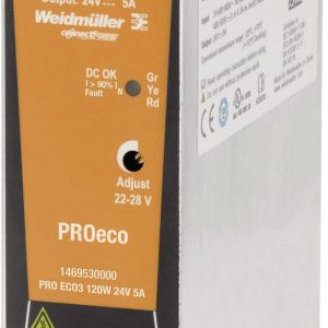 Weidmüller 1469530000 Zasilacz na szynę DIN 24 V/DC 5 A 120 W Ilość wyjść:1 x Opis 1 szt. Weidmüller 1469530000 Zasilacz na szynę DIN 24 V/DC 5 A 120 W Ilość wyjść:1 x Opis 1 szt.