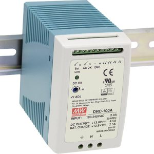 Zasilacz na szynę DIN MEAN WELL DRC-100A, 13.8/13.8 V, 4.5 A, 96 W Zasilacz na szynę DIN MEAN WELL DRC-100A, 13.8/13.8 V, 4.5 A, 96 W