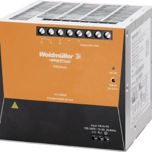 Weidmüller 1478150000 Zasilacz na szynę DIN 24 V/DC 40 A 960 W Opis 1 szt. Weidmüller 1478150000 Zasilacz na szynę DIN 24 V/DC 40 A 960 W Opis 1 szt.
