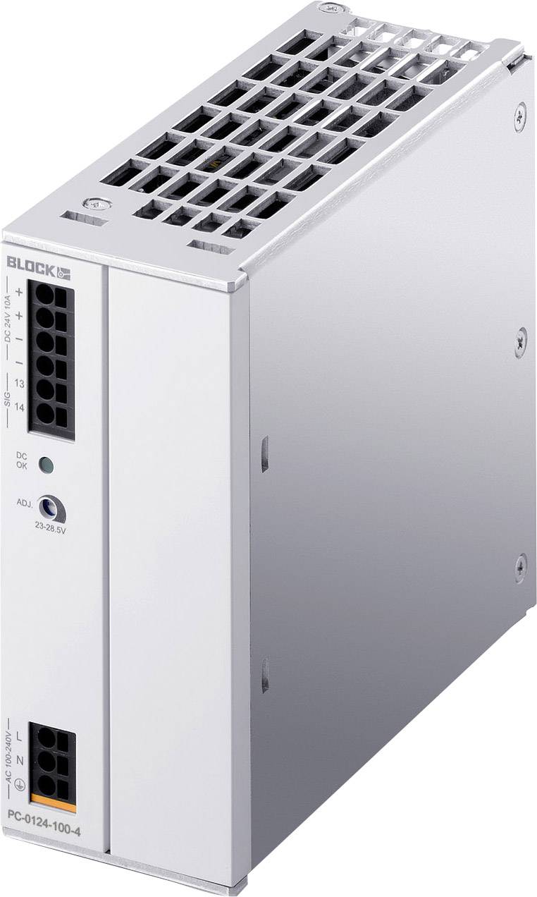 BLOCK PC-0124-050-4 Zasilacz na szynę DIN 24 V/DC 5 A 120 W Ilość wyjść:1 x Opis 1 szt. - obrazek 1