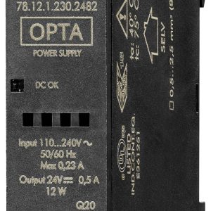 Finder 78.12.1.230.2482 Zasilacz na szynę DIN 24 V/DC 0.63 A 12 W Opis 1 szt. Finder 78.12.1.230.2482 Zasilacz na szynę DIN 24 V/DC 0.63 A 12 W Opis 1 szt.