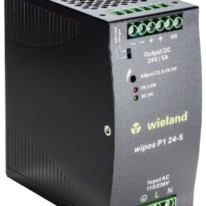 Wieland Electric 81.000.6130.0 Zasilacz 24 V 5 A 120 W Opis 1 szt. Wieland Electric 81.000.6130.0 Zasilacz 24 V 5 A 120 W Opis 1 szt.