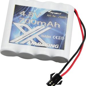 Pakiet akumulatorów (NiMH) 4.8 V 700 mAh Amewi Stick Gniazdo Micro-Car Pakiet akumulatorów (NiMH) 4.8 V 700 mAh Amewi Stick Gniazdo Micro-Car
