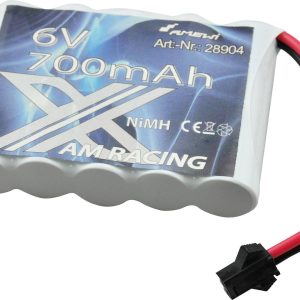 Pakiet akumulatorów (NiMH) 6 V 700 mAh Amewi Stick Gniazdo Micro-Car Pakiet akumulatorów (NiMH) 6 V 700 mAh Amewi Stick Gniazdo Micro-Car