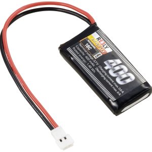 Pakiet akumulatorów (LiPo) 3.7 V 400 mAh 10 C Reely Softcase Wtyczka płaska Pakiet akumulatorów (LiPo) 3.7 V 400 mAh 10 C Reely Softcase Wtyczka płaska