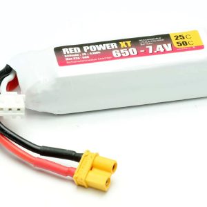 Pakiet akumulatorów (LiPo) 7.4 V 650 mAh 25 C Red Power Softcase XT30 Pakiet akumulatorów (LiPo) 7.4 V 650 mAh 25 C Red Power Softcase XT30