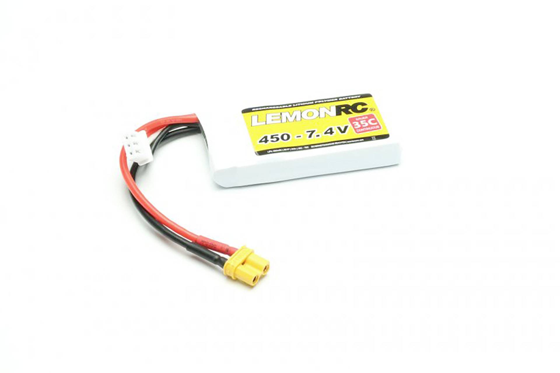 Pakiet akumulatorów (LiPo) 7.4 V 450 mAh 35 C LemonRC Softcase XT30 - obrazek 1