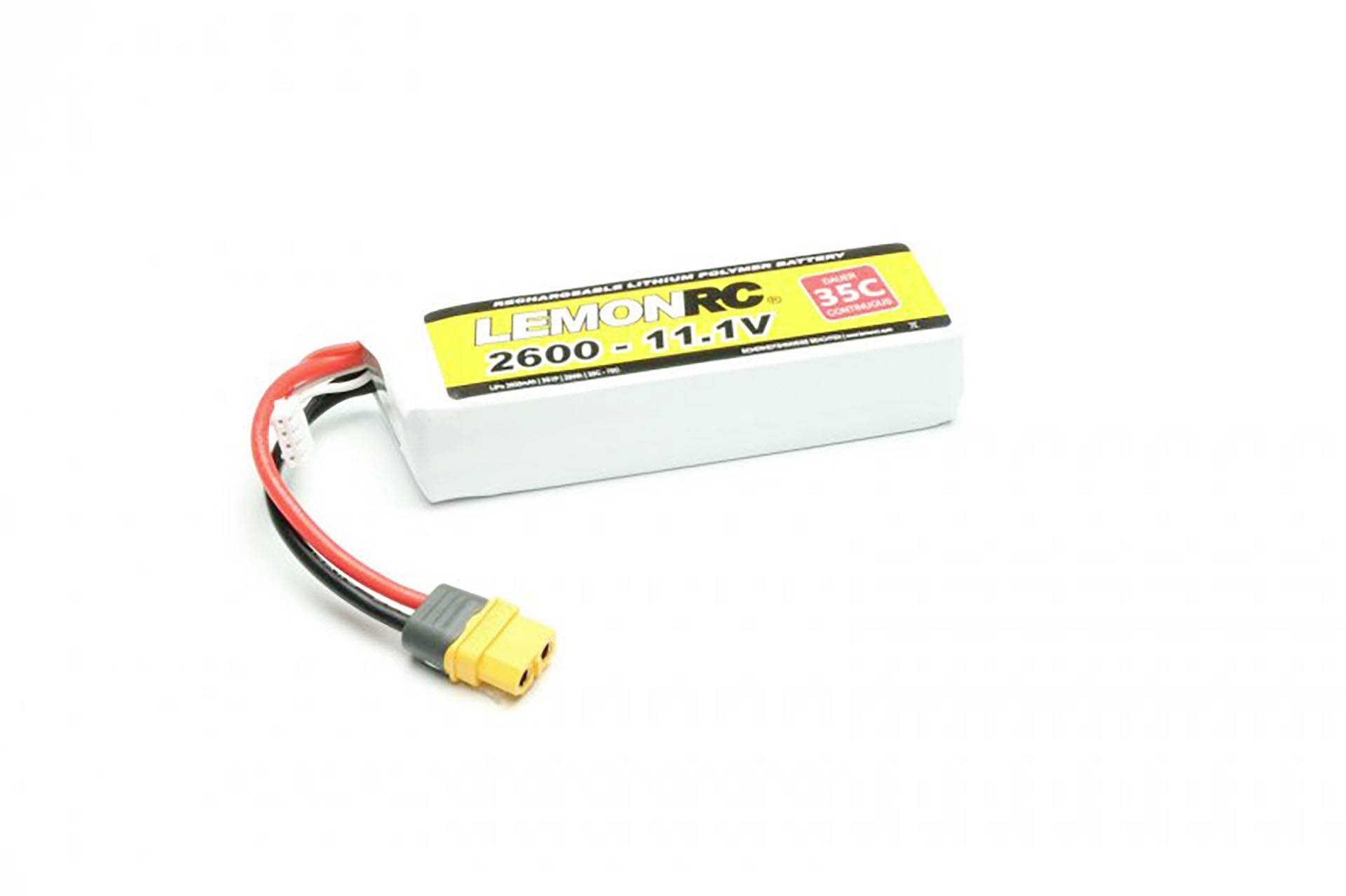Pakiet akumulatorów (LiPo) 11.1 V 2600 mAh 35 C LemonRC Softcase XT60 - obrazek 1