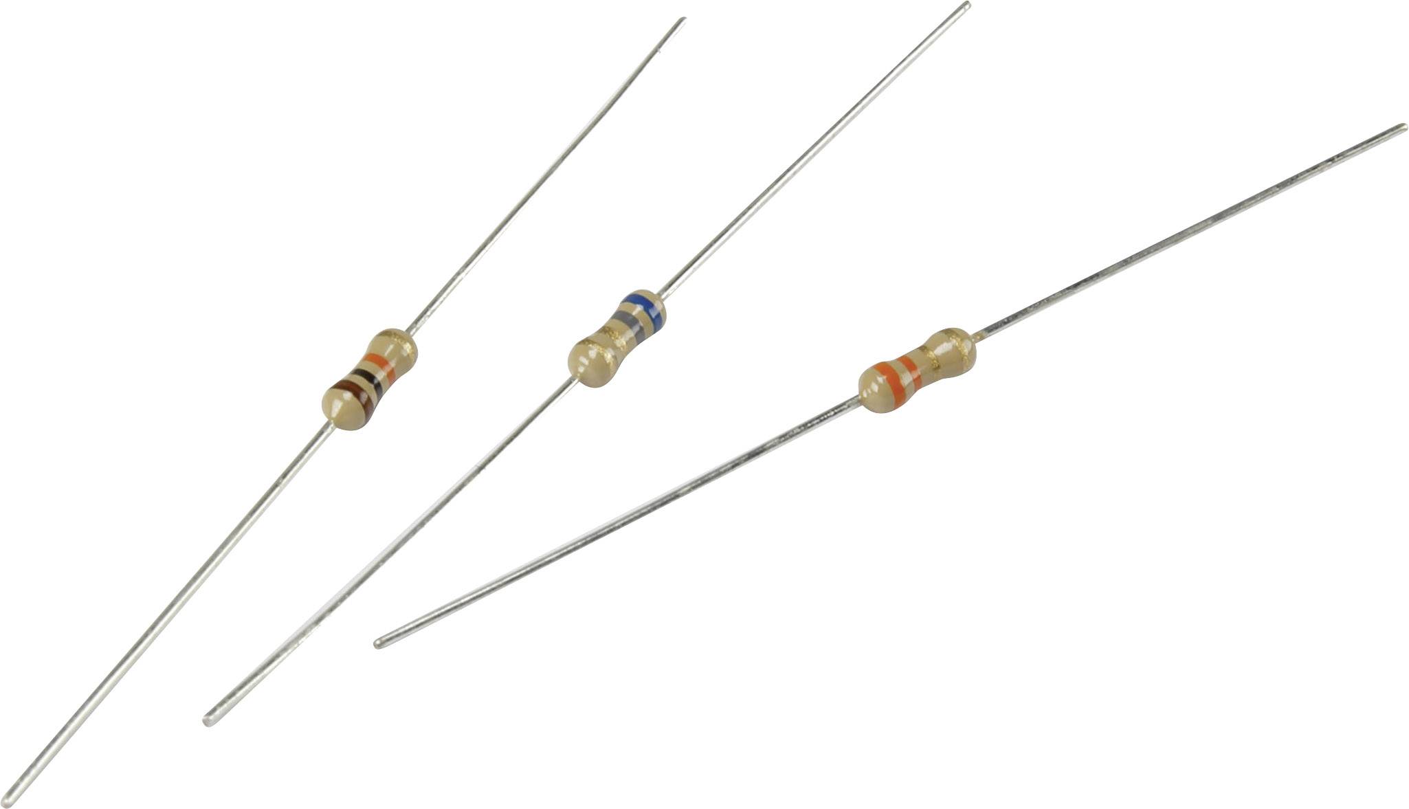 Rezystor węglowy 2.2 Ω 1584791 osiowy THD 0207 0.25 W TRU COMPONENTS TC-CFR0W4J022JA20203 1 szt. - obrazek 1