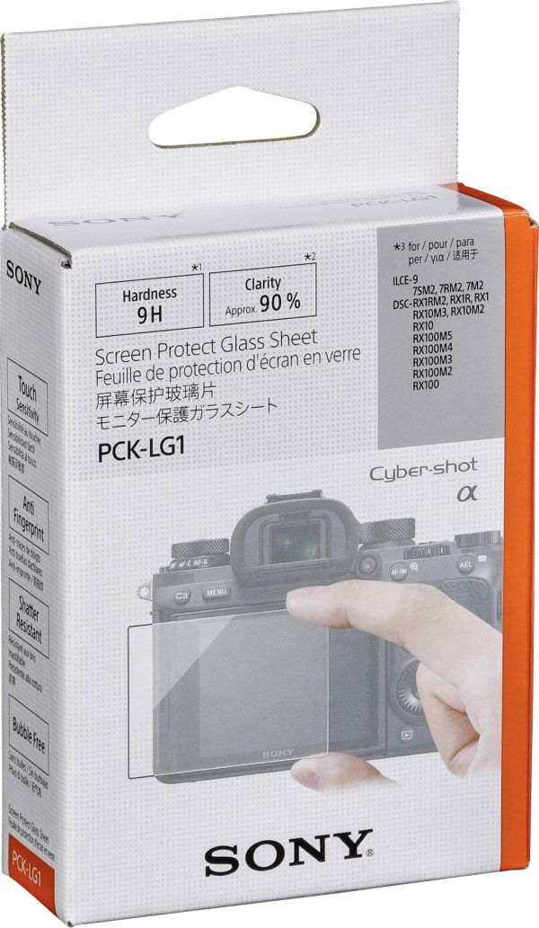 Sony PCK-LG1 Szkło ochronne na wyświetlacz Sony a7, a7 Mark II, a7 Mark III, a7R Mark II, a7R Mark III, a7R Mark IV, a7s