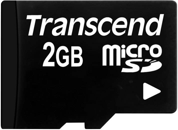 Karta pamięci microSD Transcend TS2GUSDC, 2 GB, Class 2, 2 MB/s / 2 MB/s - obrazek 1