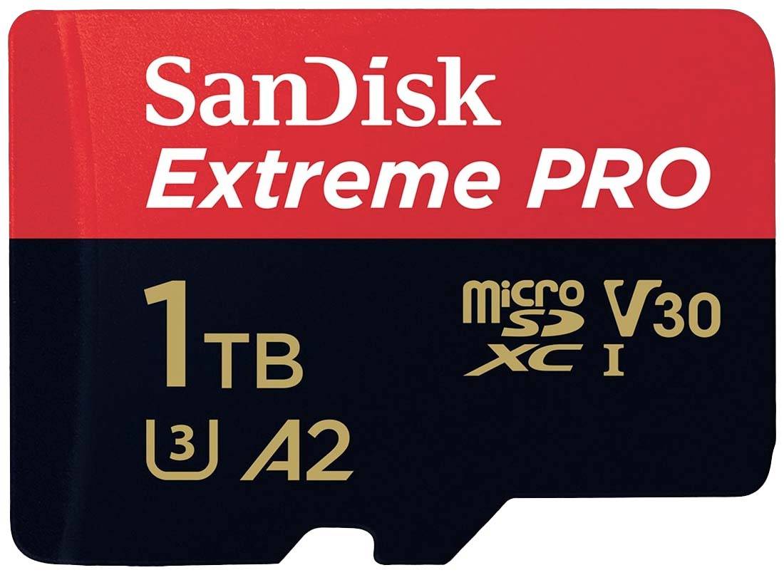 SanDisk Extreme PRO microSDXC 1 TB Class 10, UHS-I, v30 Video Speed Class odporny na wstrząsy, wodoszczelny - obrazek 1