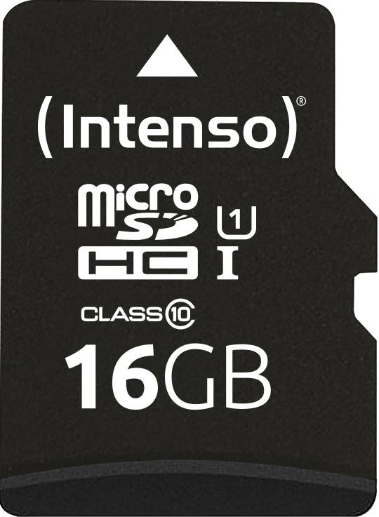 Intenso 16GB microSDHC Performance microSD 16 GB Class 10 UHS-I wodoszczelny