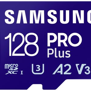 Samsung PRO Plus microSDXC 128 GB A2 Application Performance Class, v30 Video Speed Class, UHS-I zaw. kartę pamięci SD Samsung PRO Plus microSDXC 128 GB A2 Application Performance Class, v30 Video Speed Class, UHS-I zaw. kartę pamięci SD