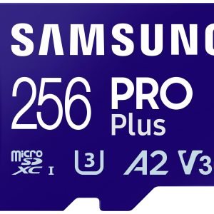 Samsung PRO Plus microSDXC 256 GB A2 Application Performance Class, v30 Video Speed Class, UHS-I zaw. kartę pamięci SD Samsung PRO Plus microSDXC 256 GB A2 Application Performance Class, v30 Video Speed Class, UHS-I zaw. kartę pamięci SD