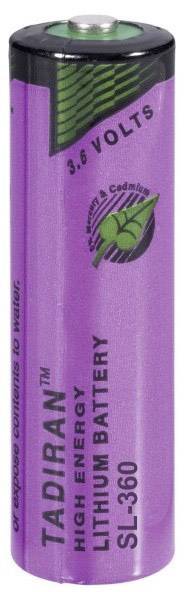 Bateria AA Tadiran Batteries SL 360 S, 3.6 V, 2400 mAh, litowe, 1 szt.