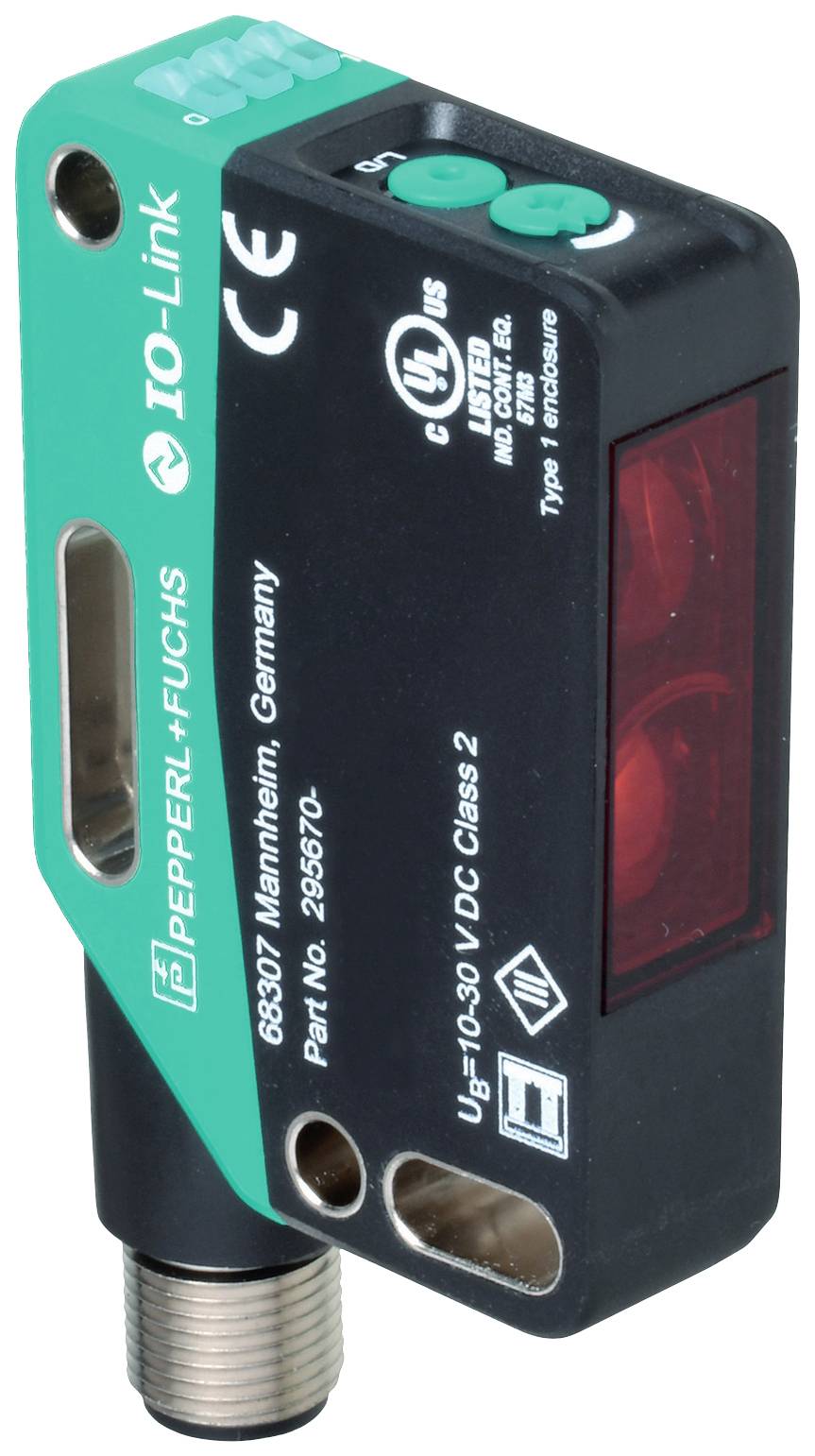 Fotokomórka refleksyjna laserowa Pepperl+Fuchs OBR25M-R201-2EP-IO-V15-L 295670-100090 przełączanie światła 1 szt. - obrazek 1