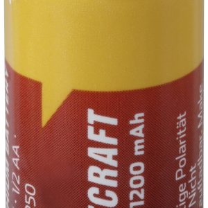 Bateria 1/2 AA VOLTCRAFT, 3.6 V, 1200 mAh, Li-SoCl2, Guzik na górze, 1 szt. Bateria 1/2 AA VOLTCRAFT, 3.6 V, 1200 mAh, Li-SoCl2, Guzik na górze, 1 szt.