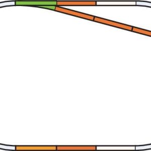 Tory Piko 55310, system A, uzupełniające, zestaw 7 elementów, skala H0 Tory Piko 55310, system A, uzupełniające, zestaw 7 elementów, skala H0