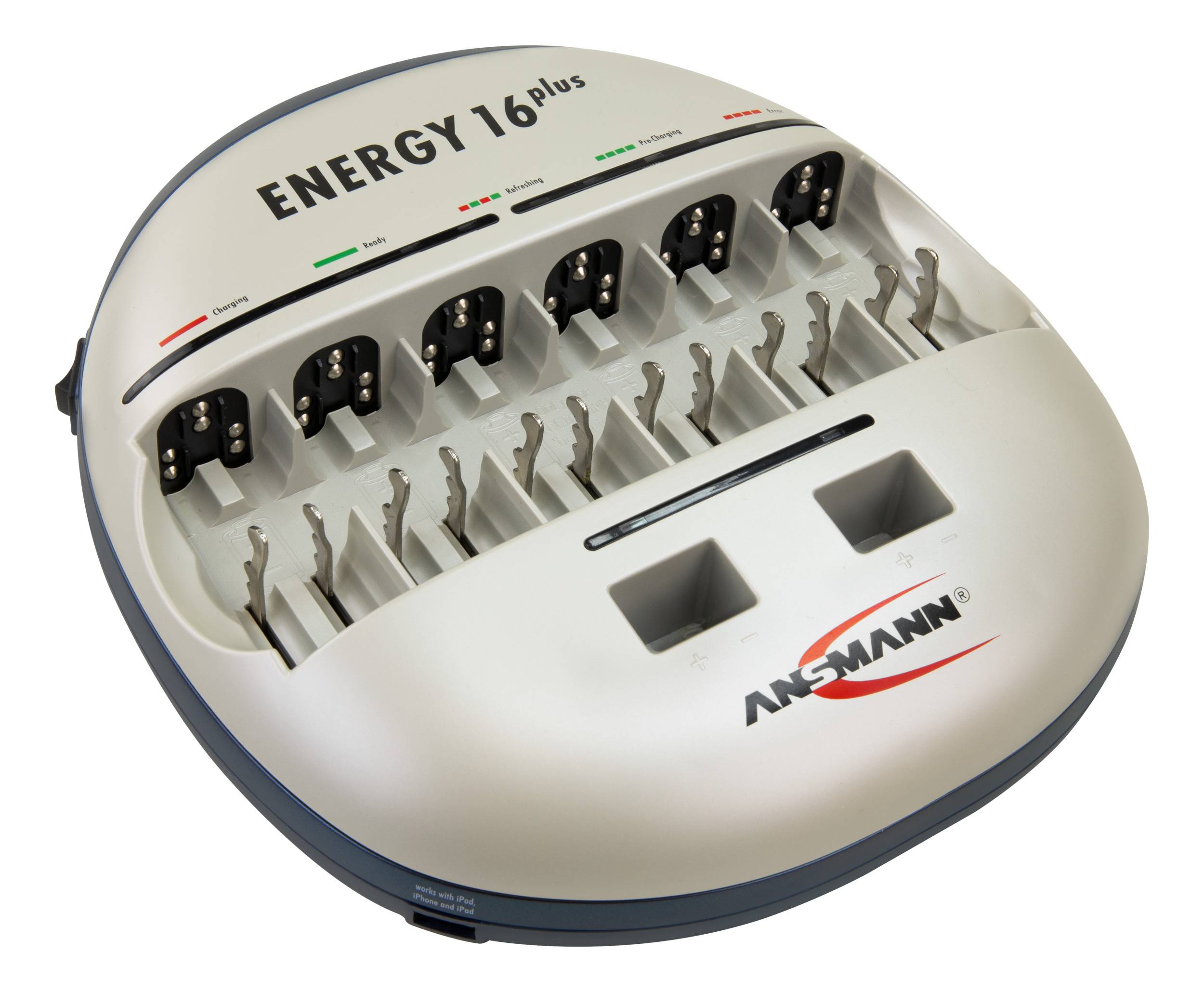 Ładowarka do akumulatorów Ansmann Energy 16 plus 1001-0004-510, AAA, AA, C, D, 9 V - obrazek 1
