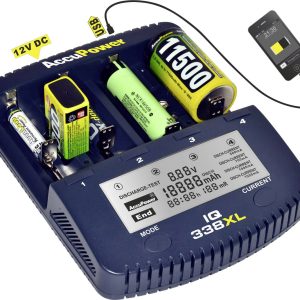 Ładowarka do akumulatorów AccuPower IQ338XL Ładowarka do akumulatorów AccuPower IQ338XL