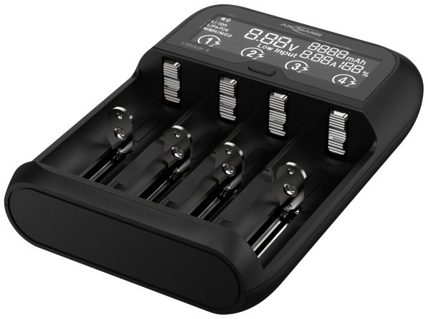 Ładowarka do akumulatorów Ansmann Lithium 4 LiFePO, LiIon, NiCd, NiMH Ładowarka do akumulatorów Ansmann Lithium 4 LiFePO, LiIon, NiCd, NiMH