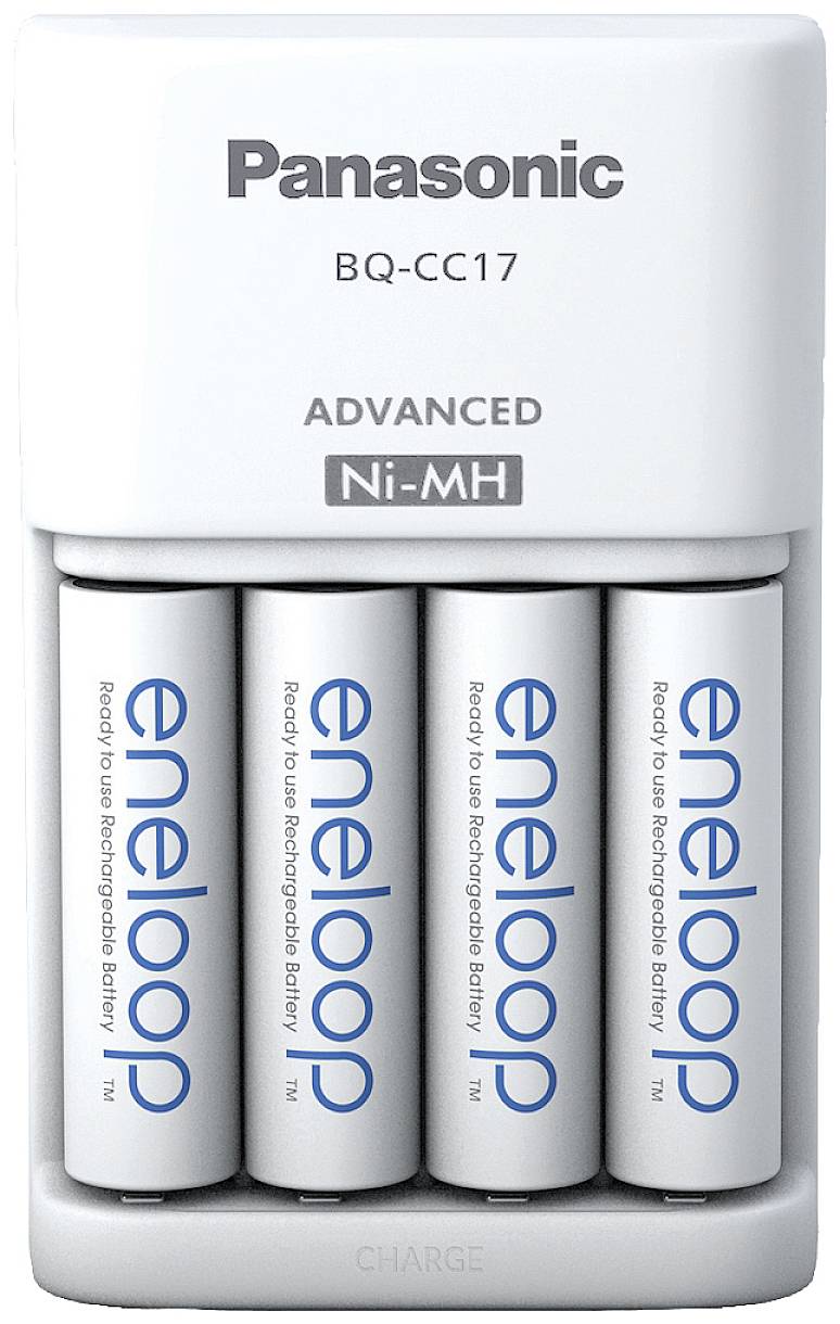 Ładowarka do akumulatorów Panasonic Advanced BQ-CC17 + 4x eneloop AA NiMH - obrazek 1