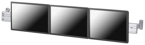 Neomounts Uchwyt ścienny do monitora FPMA-WTB100 3 Wyświetlacz 25,4 cm (10″) – 61 cm (24″) srebrny Sztywny