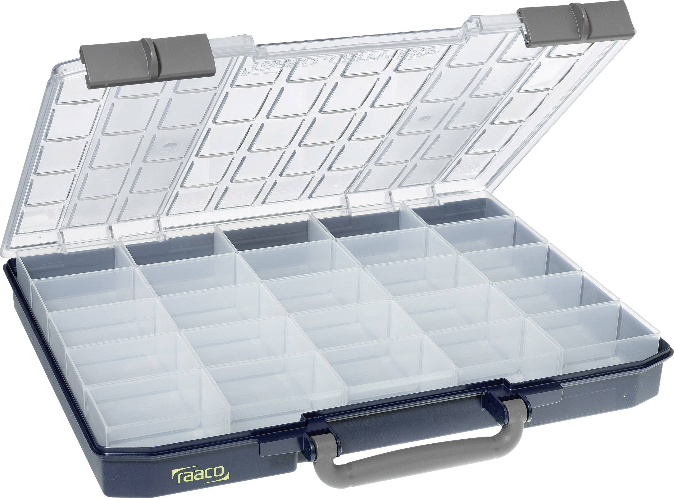 raaco Carry Lite Walizka (D x S x W) 330 x 415 x 57 mm Ilość przegród: 25 stały podział pudełko Opis 1 szt. - obrazek 1