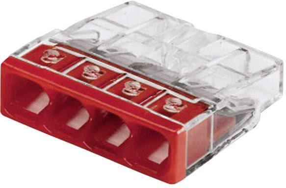 Złącze do puszki podtynkowej WAGO 2273 2273-204, PIN: 4, 450 V, 24 A, 20 szt.