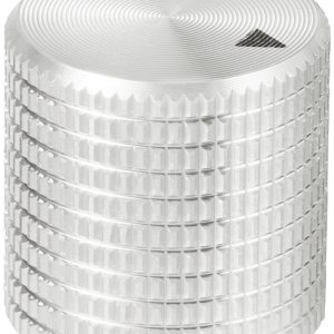 TRU COMPONENTS TC-11613848 Pokrętło z nakładką ze znacznikiem srebrny (Ø x W) 17 mm x 17 mm aluminium 1 szt. TRU COMPONENTS TC-11613848 Pokrętło z nakładką ze znacznikiem srebrny (Ø x W) 17 mm x 17 mm aluminium 1 szt.