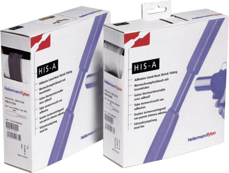Rurka termokurczliwa HellermannTyton HISA-6/2-PEX-BK H&B - obrazek 1