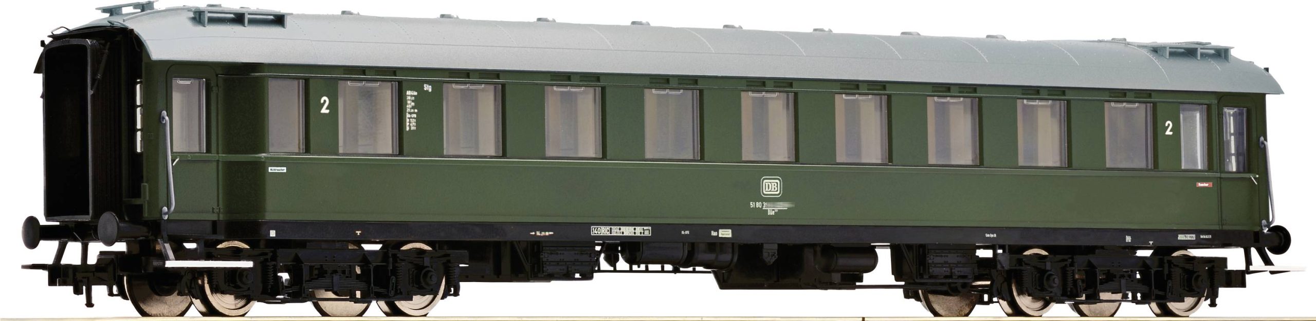 Wagon osobowy Roco 6200160 H0 Wagon ekspresowy 2 klasy DB - obrazek 1