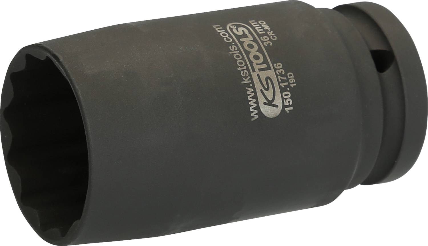 Nasadka udarowa 3/4" 12-kątna do wału napędowego, cienkościenna, 36mm KS Tools 1501736 150.1736 - obrazek 1
