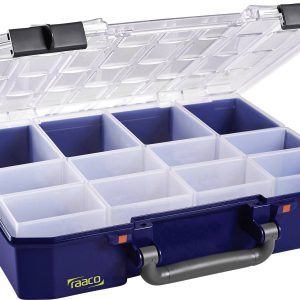 raaco CarryLite 80 4×8-12 Walizka (D x S x W) 278 x 337 x 80 mm Ilość przegród: 12 Opis 1 szt. raaco CarryLite 80 4×8-12 Walizka (D x S x W) 278 x 337 x 80 mm Ilość przegród: 12 Opis 1 szt.