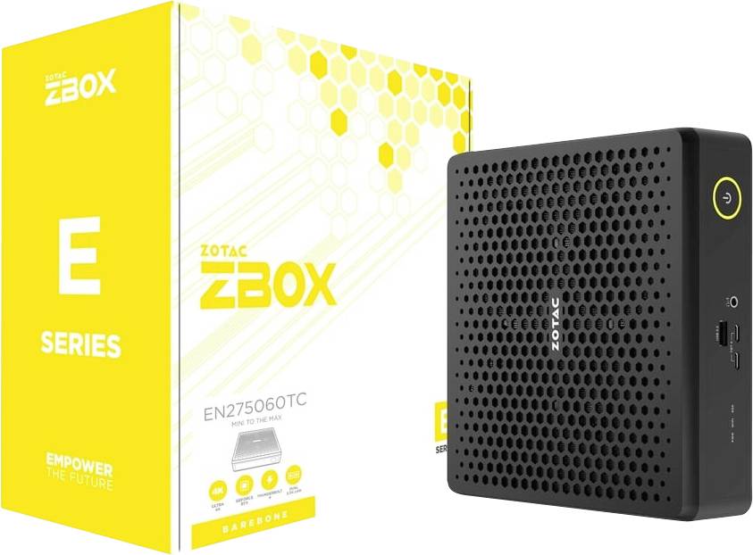Zotac Barebone ZBOX-EN275060TC-BE Intel® Core™ Ultra 7 255HX 5.2 GHz Zotac GAMING GeForce RTX 5060 Ti 16 GB GDDR7 ZBOX-E - obrazek 1