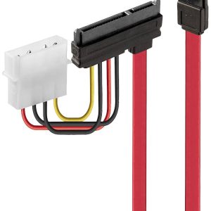 kabel SATA III, IDE LINDY Lindy – SATA-Kabel – interne Stromversorgung, 4-polig, SATA zu SATA Combo (W) 33364, 0.30 m