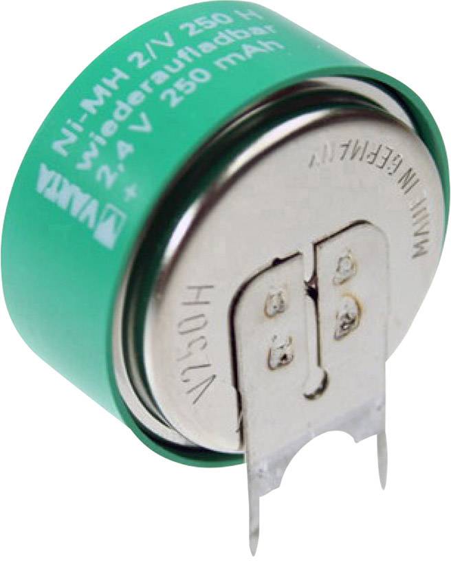 Akumulator guzikowy Varta V2/250H-SLF ++/- 250H NiMH 250 mAh 2.4 V 1 szt. - obrazek 1