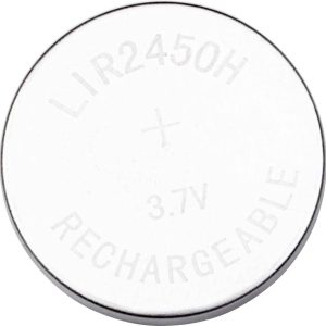Akumulator guzikowy Akyga AKY1962 LIR 2450 Li-Ion 200 mAh 3.7 V 1 szt. Akumulator guzikowy Akyga AKY1962 LIR 2450 Li-Ion 200 mAh 3.7 V 1 szt.